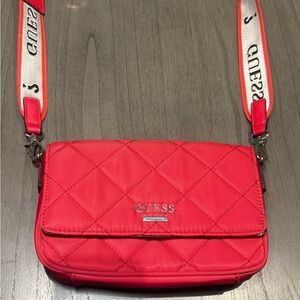 GUESS Vibrant Hot Pink Crossbody Bag